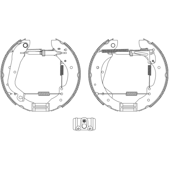 84030600 - Brake Shoe Set 