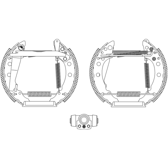 84018202 - Brake Shoe Set 