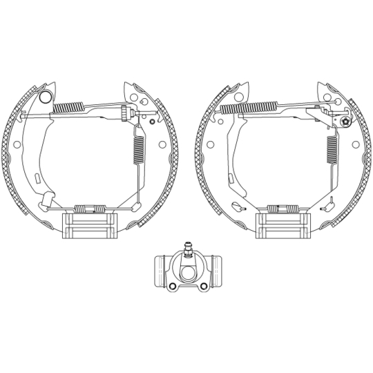 84031203 - Brake Shoe Set 