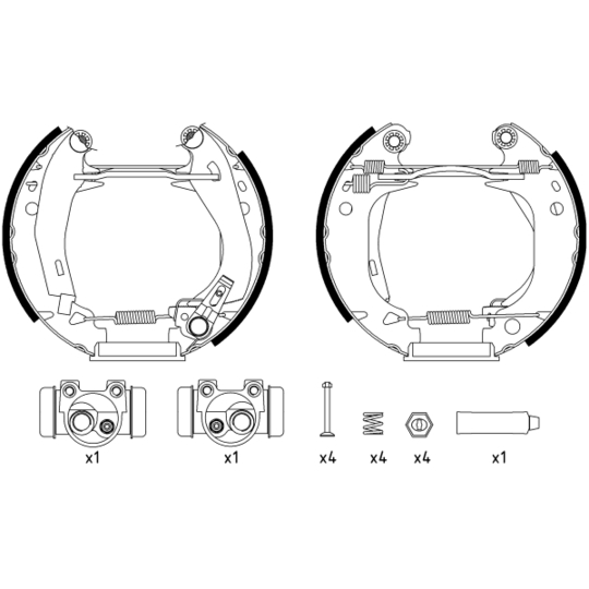 84038204 - Brake Shoe Set 