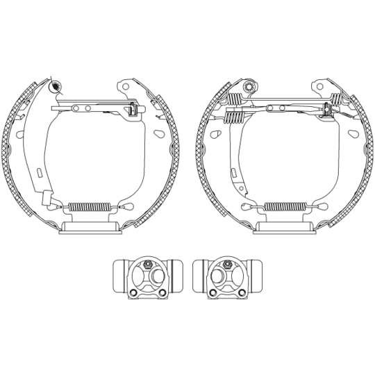 84037411 - Brake Shoe Set 