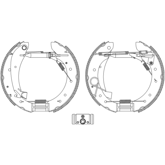 84049601 - Brake Shoe Set 