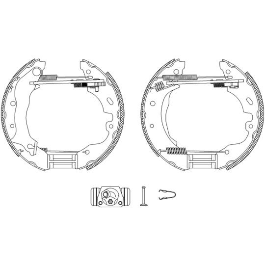 84049400 - Brake Shoe Set 