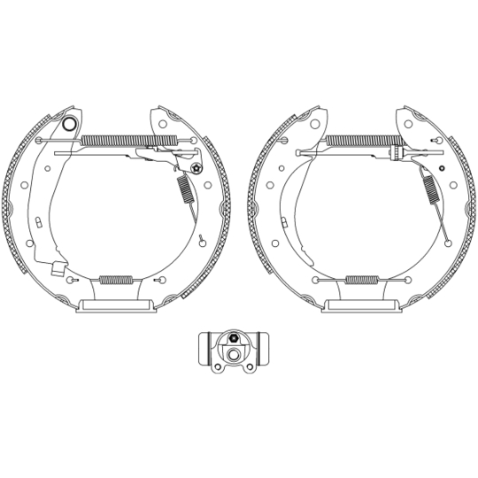 84053900 - Bromsbackar, sats 