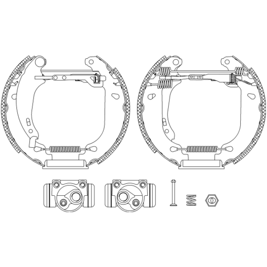 84053802 - Brake Shoe Set 