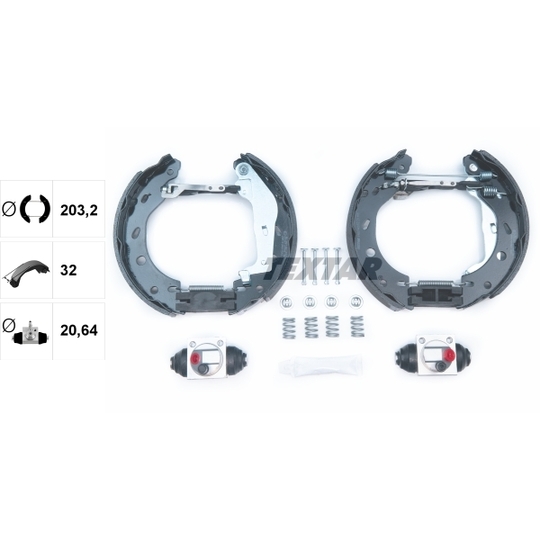 84057402 - Brake Shoe Set 