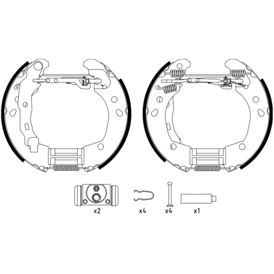 84062600 - Brake Shoe Set 