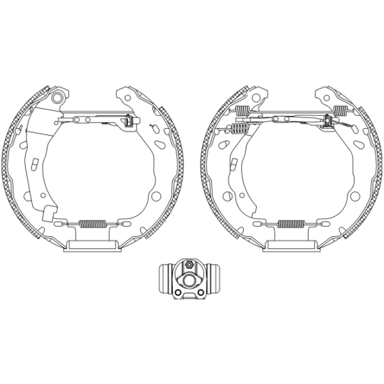 84060201 - Brake Shoe Set 