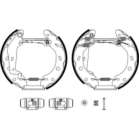 84057402 - Brake Shoe Set 