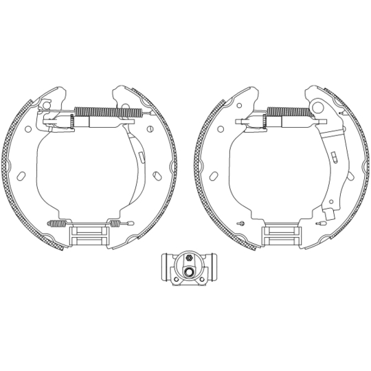 84059100 - Brake Shoe Set 