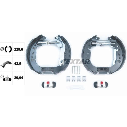 84081500 - Brake Shoe Set 