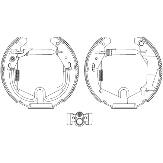 84065201 - Brake Shoe Set 