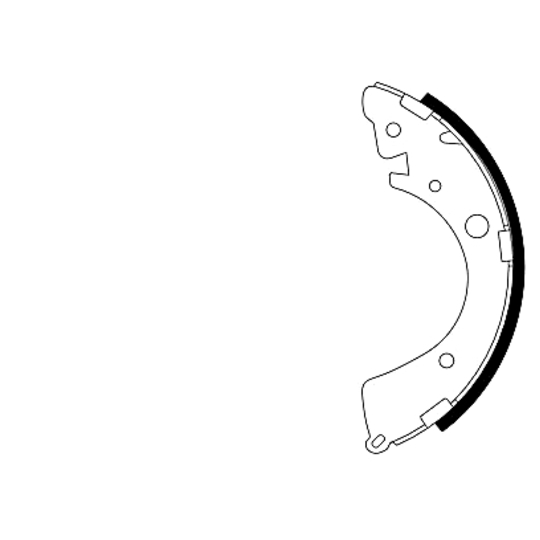 91039601 - Brake Shoe Set 