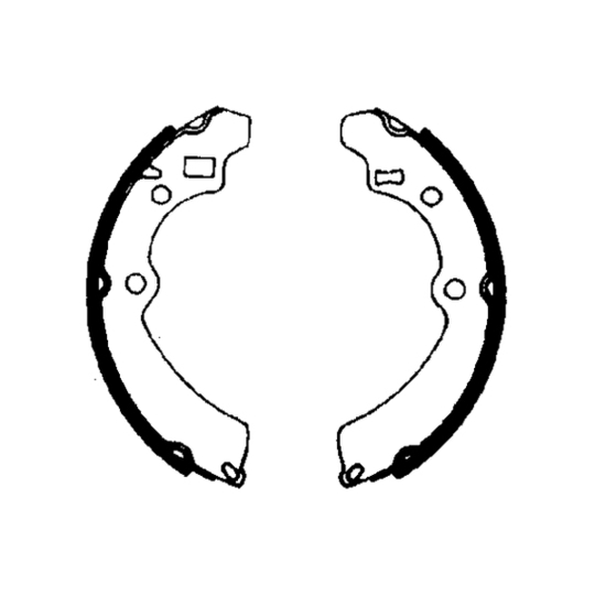 91041200 - Brake Shoe Set 