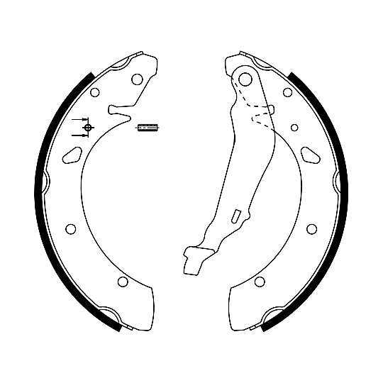 91055200 - Brake Shoe Set 