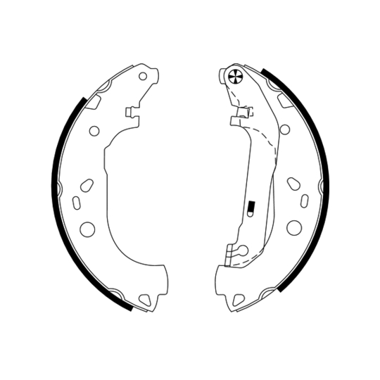 91061400 - Brake Shoe Set 