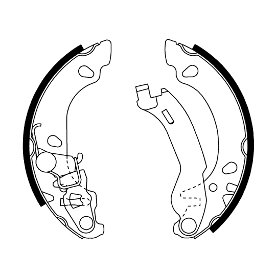 91061000 - Brake Shoe Set 