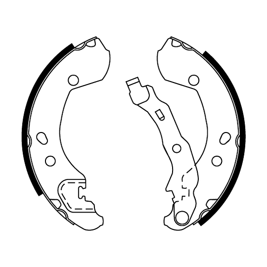 91062600 - Brake Shoe Set 