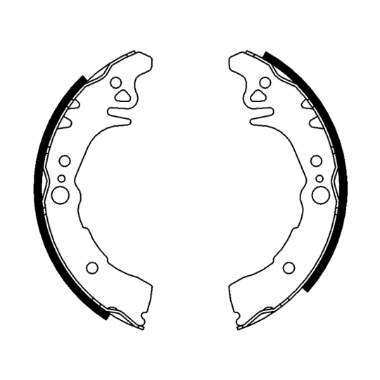 91071800 - Brake Shoe Set 