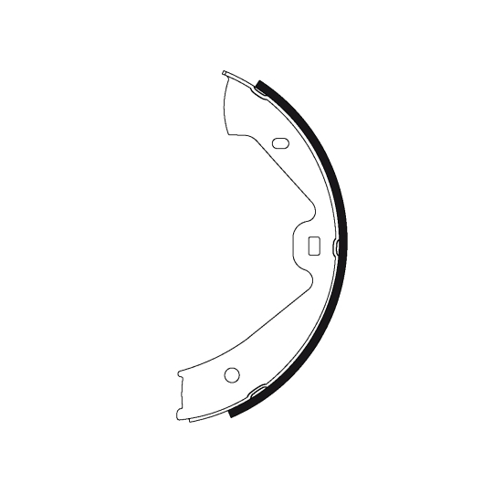 91074700 - Brake Shoe Set, parking brake 