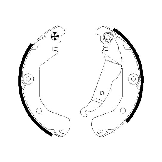 91080200 - Brake Shoe Set 