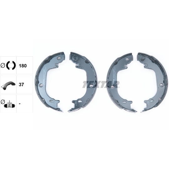 91082100 - Brake Shoe Set, parking brake 