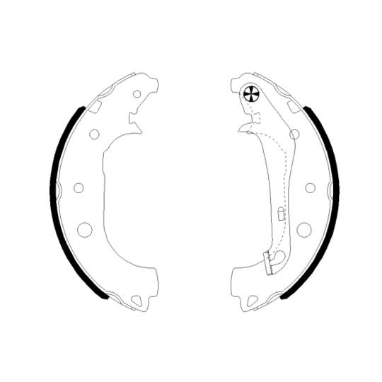 91081600 - Brake Shoe Set 