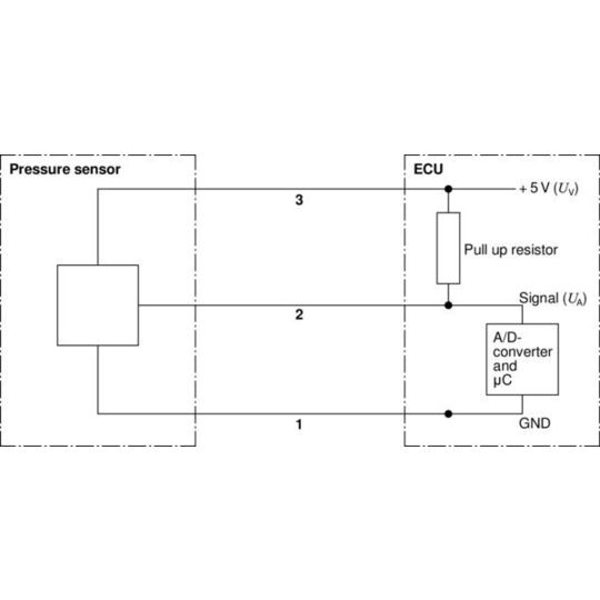 0 281 002 841 - Sensor, fuel pressure 