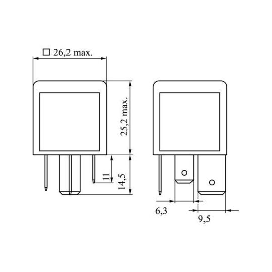 0 986 332 023 - Relay 