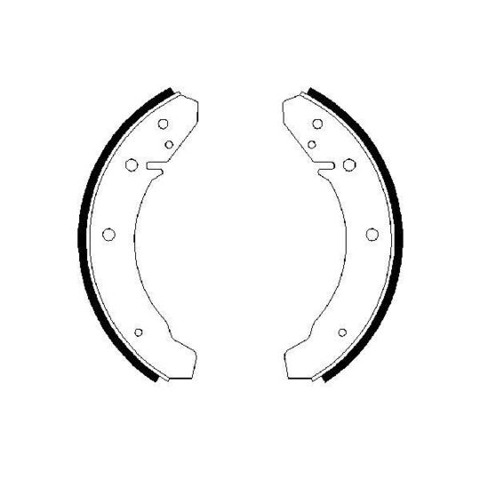 0 986 487 367 - Brake Shoe Set 