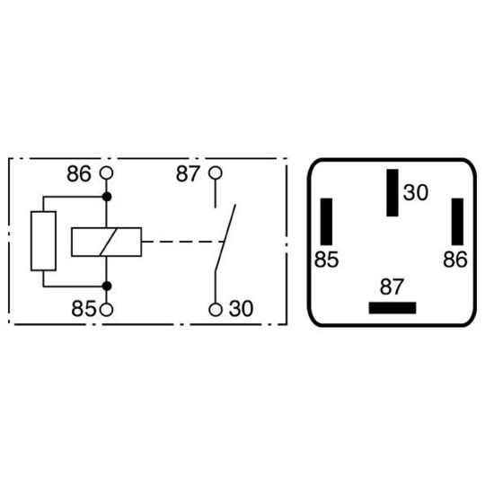 0 986 332 023 - Relay 