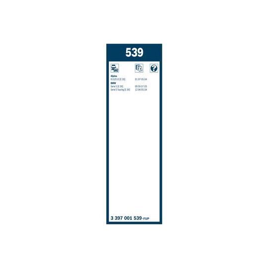 3 397 001 539 - Wiper Blade 