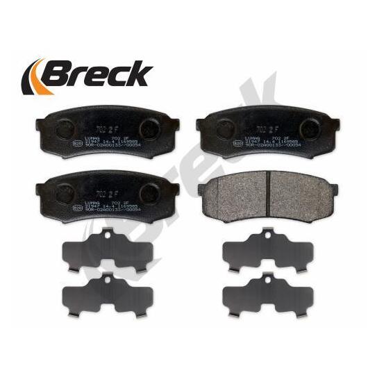 21947 00 702 00 - Brake Pad Set, disc brake 