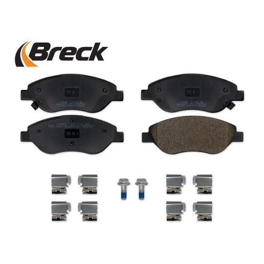 22476 00 701 00 - Brake Pad Set, disc brake 