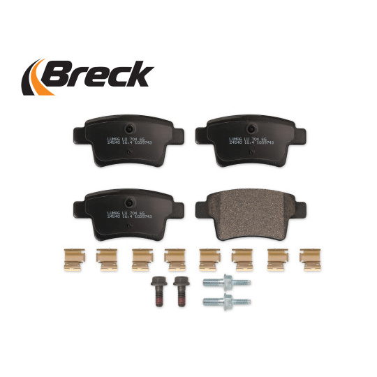 24540 00 704 00 - Brake Pad Set, disc brake 