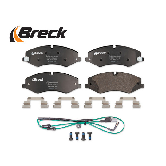 25022 00 553 00 - Brake Pad Set, disc brake 