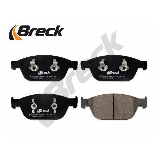 25160 00 551 00 - Brake Pad Set, disc brake 