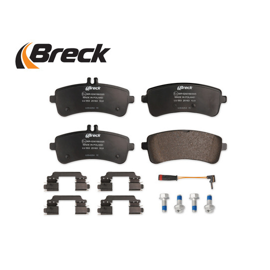 25163 00 553 00 - Brake Pad Set, disc brake 