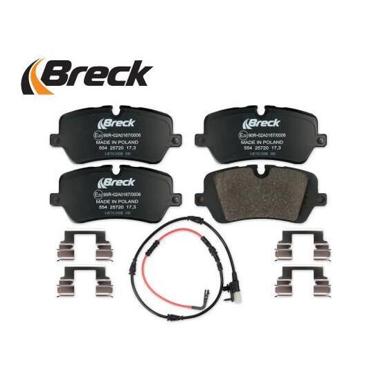 25720 00 554 00 - Brake Pad Set, disc brake 