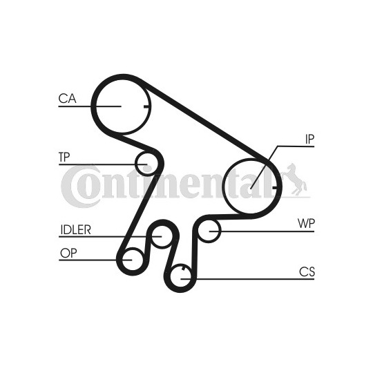 CT1043 - Timing Belt 