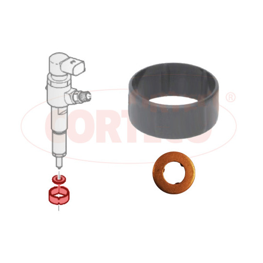 49445013 - Seal Ring Set, injector 