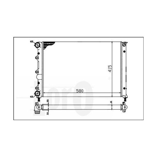 002-017-0003 - Radiaator,mootorijahutus 