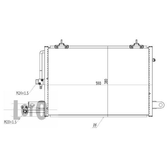 003-016-0004 - Condenser, air conditioning 