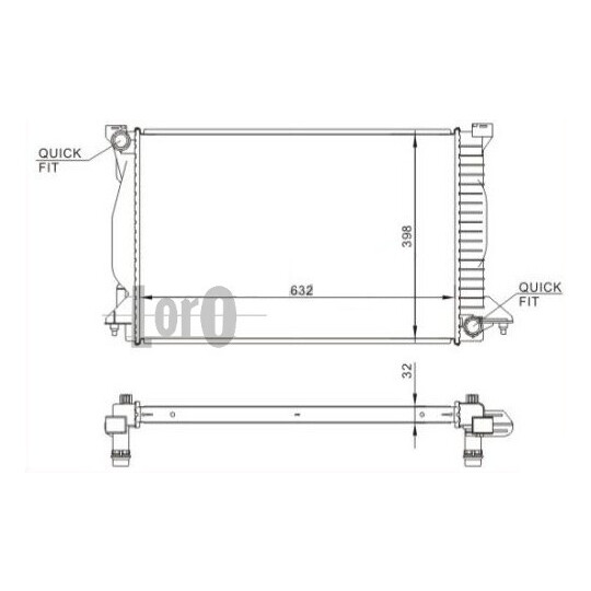 003-017-0015 - Radiaator,mootorijahutus 