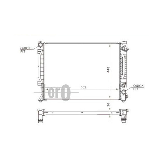 003-017-0009 - Radiaator,mootorijahutus 