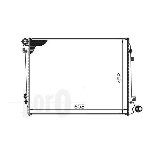 003-017-0033 - Radiator, engine cooling 