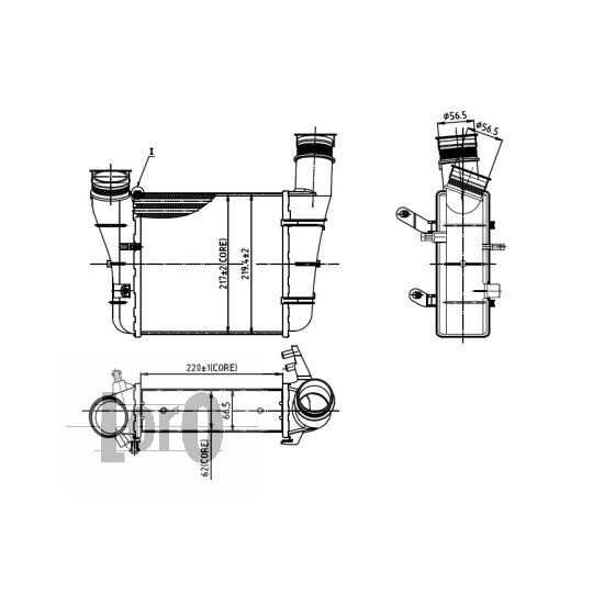 003-018-0007 - Intercooler, charger 