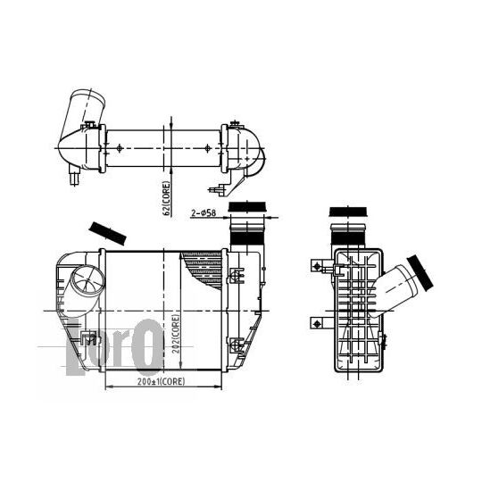 003-018-0002 - Intercooler, charger 