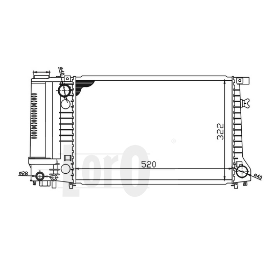 004-017-0021 - Radiator, engine cooling 