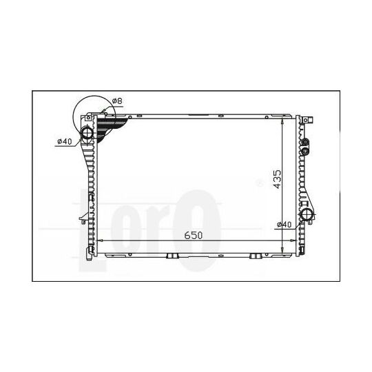 004-017-0001 - Radiator, engine cooling 